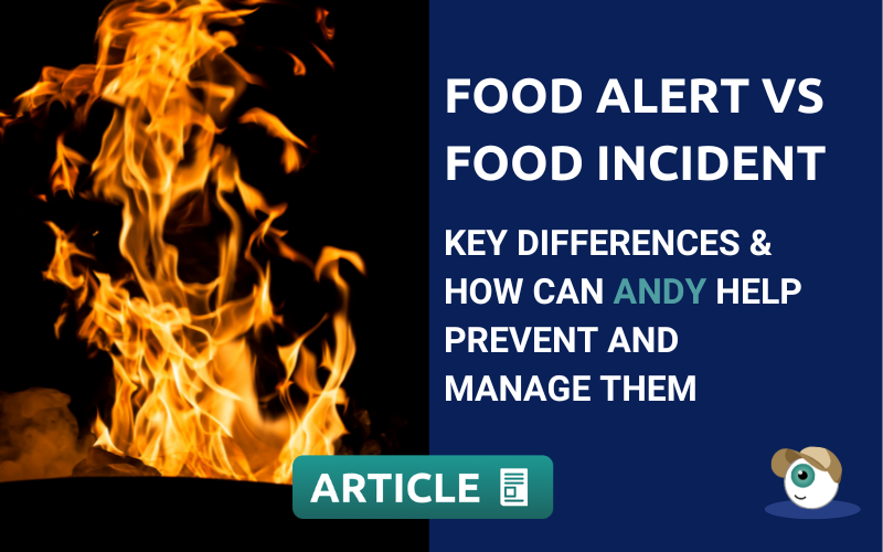Food Alert vs Food Incident