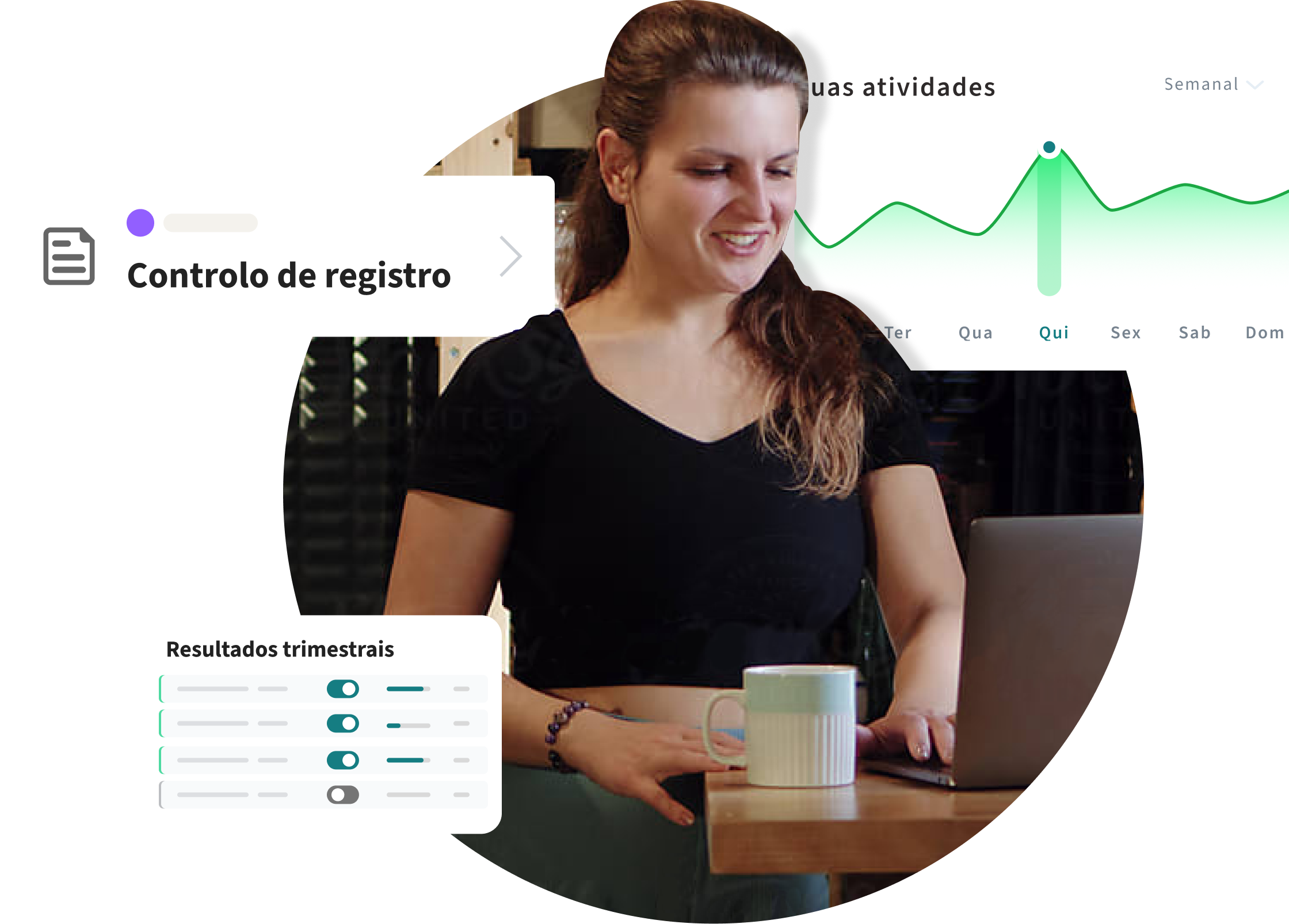 Controlo de registros com o assistente digital Andy