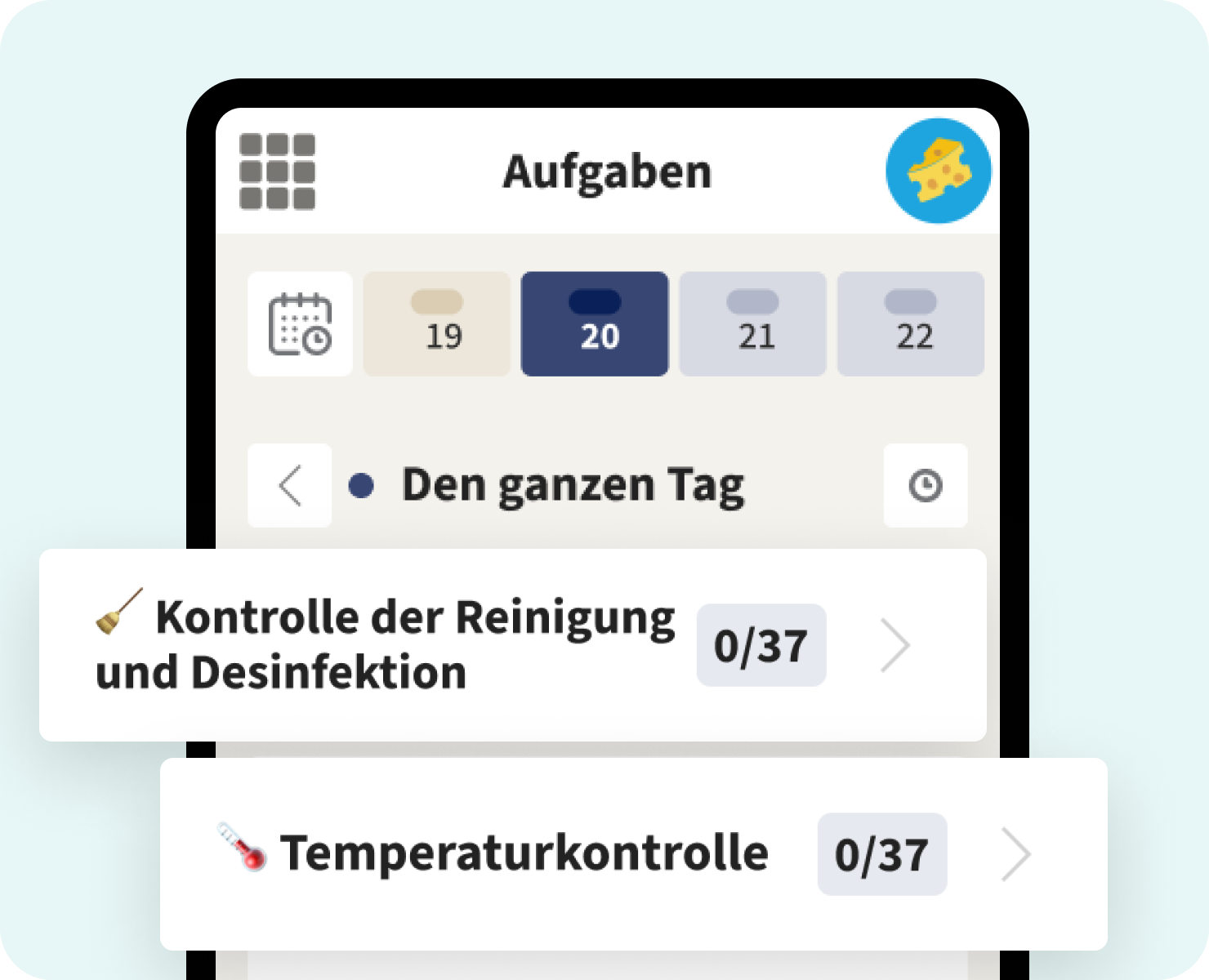 Digitaler Assistent für Restaurantketten, Gemeinschaftsverpflegung, Hotels und Supermärkte