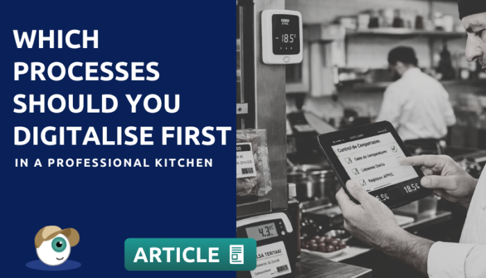 Which processes should you digitalise first in a professional kitchen?