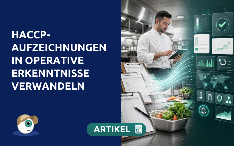 HACCP-Aufzeichnungen in operative Erkenntnisse verwandeln