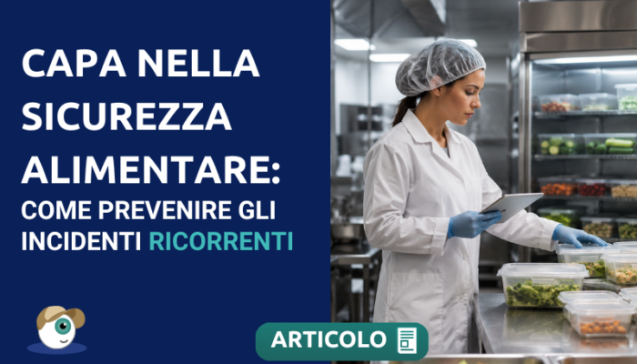 CAPA nella sicurezza alimentare: come prevenire gli incidenti ricorrenti
