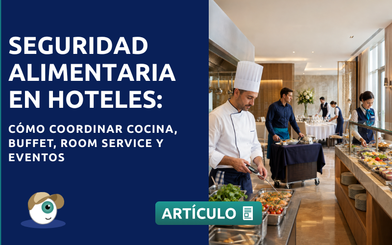 Seguridad alimentaria en hoteles: cómo coordinar cocina, buffet, room service y eventos
