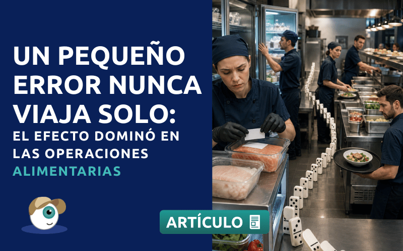Un pequeño error nunca viaja solo: el efecto dominó en las operaciones alimentarias