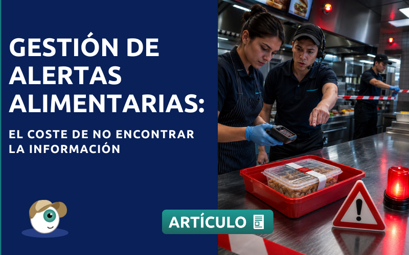 Gestión de alertas alimentarias: el coste de no encontrar la información