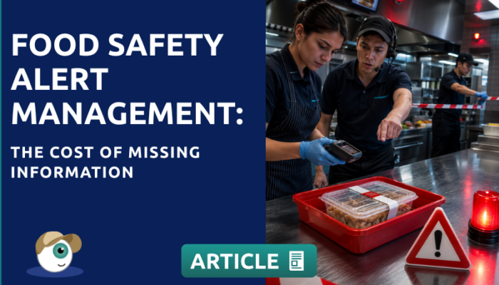 Food safety alert management: the cost of missing information