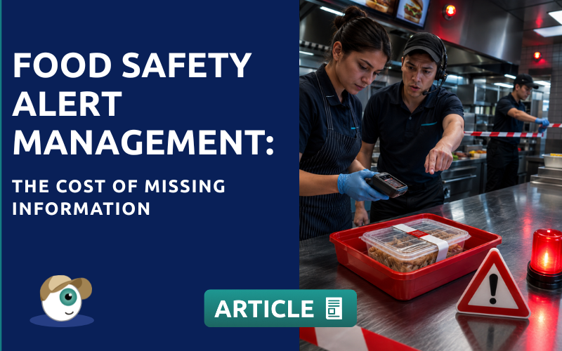 Food safety alert management: the cost of missing information