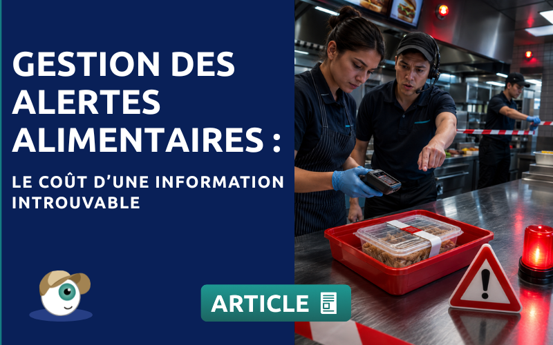 Gestion des alertes alimentaires : le coût d’une information introuvable
