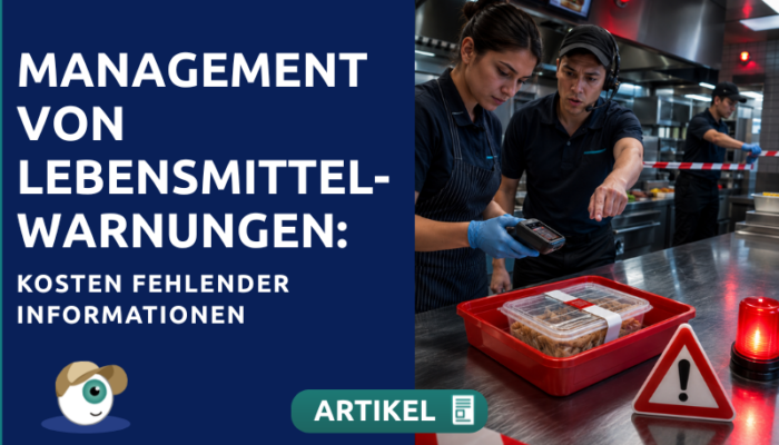 Management von Lebensmittelwarnungen: Kosten fehlender Informationen