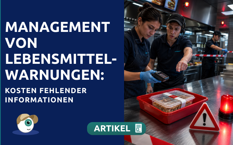 Management von Lebensmittelwarnungen: Kosten fehlender Informationen