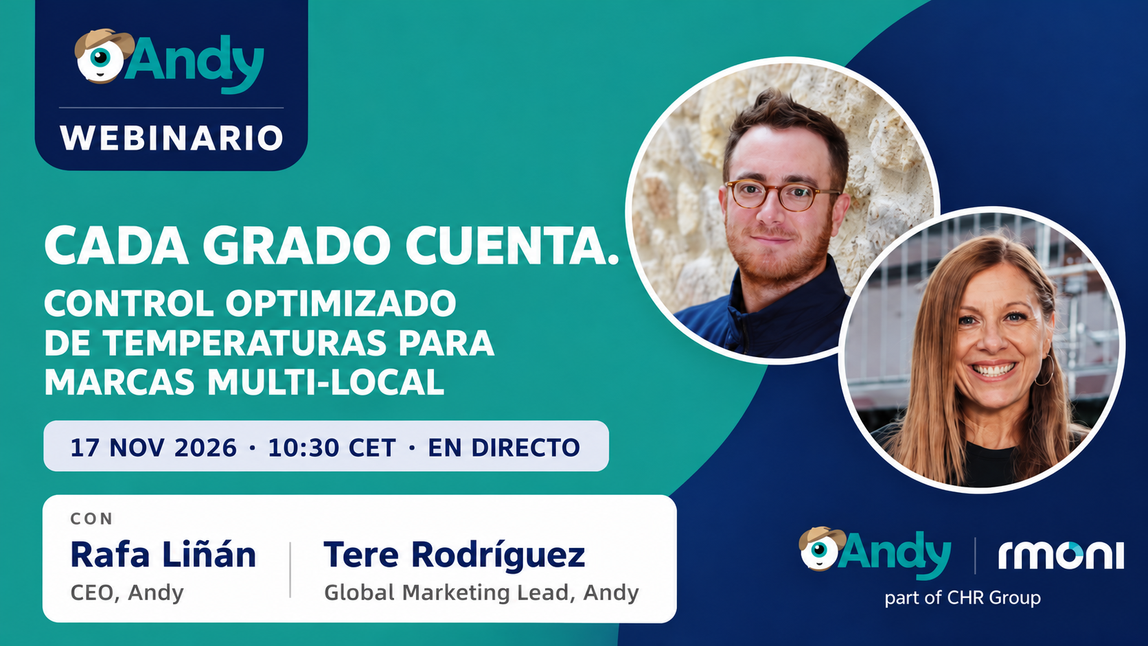 Webinario sobre gestion de temperaturas